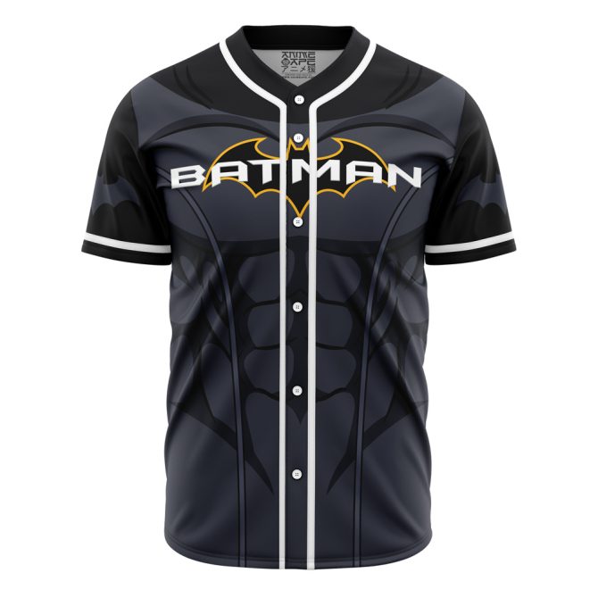 Customizable Batman-Themed Baseball Jersey – Add Your Name & Number! - Image 2