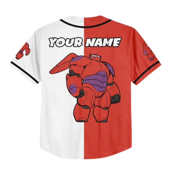 Custom Baymax Baseball Jersey - Personalized Name - Kid/Youth/Adult Sizes - Unique Design - Image 4