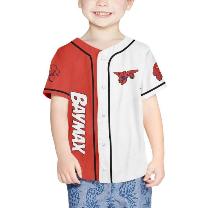 Custom Baymax Baseball Jersey - Personalized Name - Kid/Youth/Adult Sizes - Unique Design - Image 5