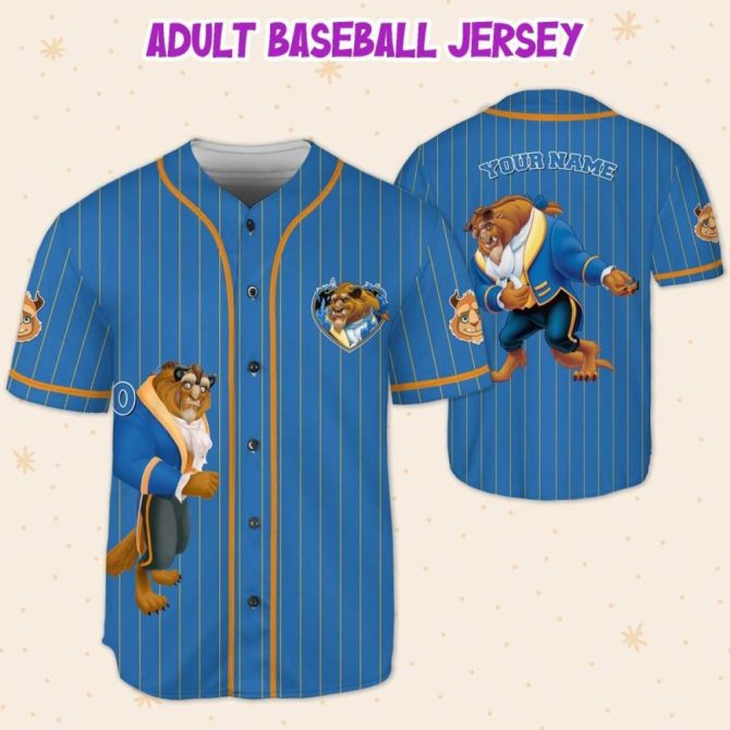 Customizable Kid/Youth/Adult Baseball Jersey - Personalized Beast Design - Image 6