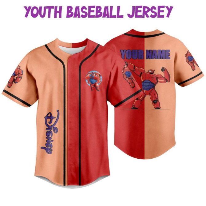 Custom Disney Baseball Jersey For Kids/Youth/Adults – Personalize With Name & Number - Image 6