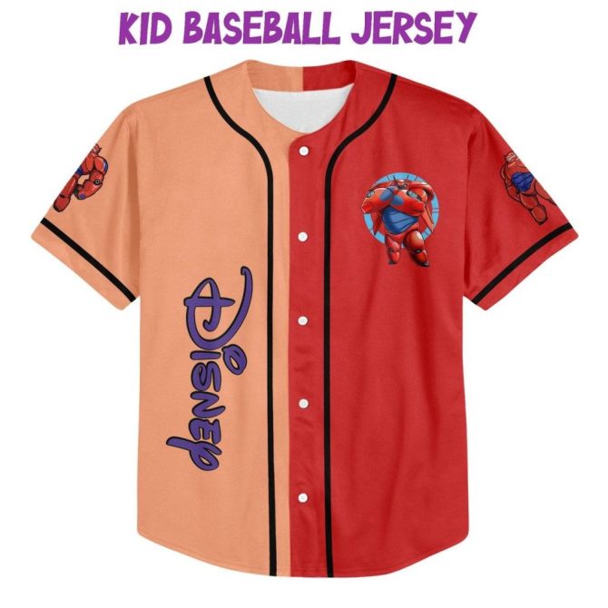 Custom Disney Baseball Jersey For Kids/Youth/Adults – Personalize With Name & Number - Image 3