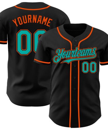 Custom Black Baseball Jersey - Personalize With Your Name & Number - Perfect Team Gear!
