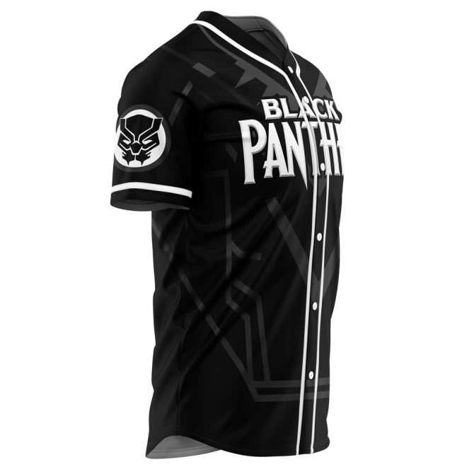 Custom Black Panther Baseball Jersey – Personalized Name & Number, Premium Quality - Image 4