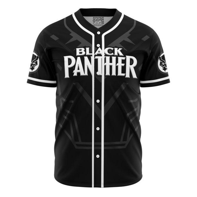 Custom Black Panther Baseball Jersey – Personalized Name & Number, Premium Quality - Image 2