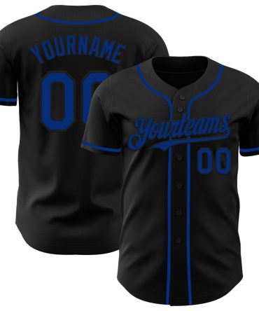 Custom Black Baseball Jersey – Personalize With Your Name & Number!