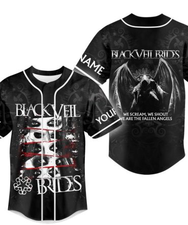 Black Veil Brides Baseball Jersey - Personalized Rock Band Fan Apparel