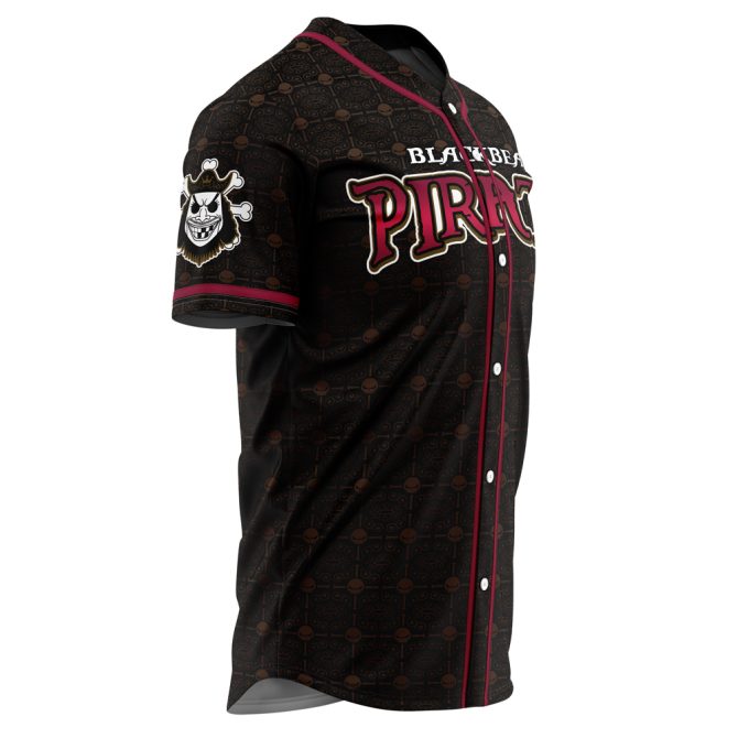 Blackbeard Pirates Jersey - Anime-Inspired Baseball Shirt, Perfect For Fans! - Image 2