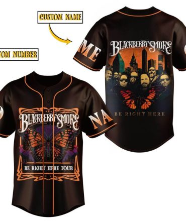 Custom Blackberry Smoke Tour Jersey - Personalized Name & Number, Limited Edition