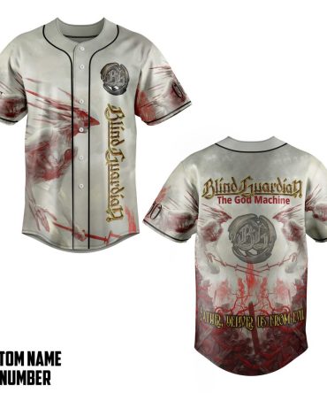 Custom Blind Guardian Baseball Jersey - The God Machine Design - Personalize Yours Today!