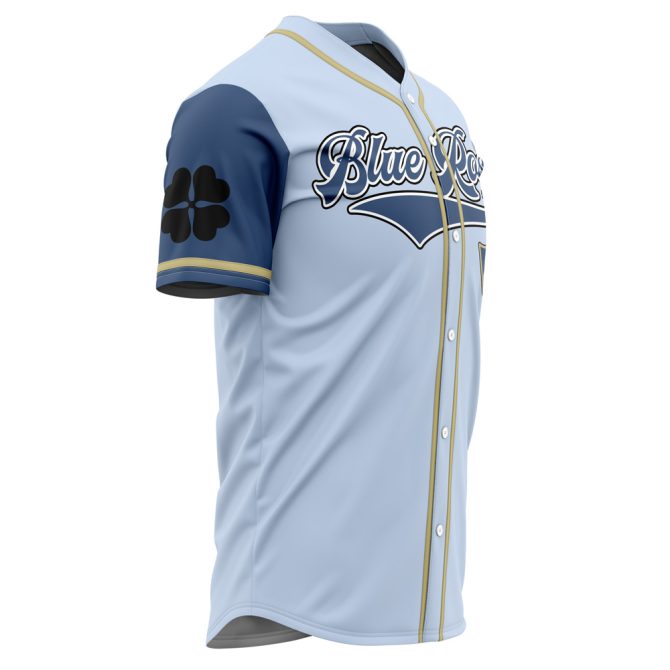 Blue Roses Anime Baseball Jersey - Stylish Unisex Design For Fans - Image 2