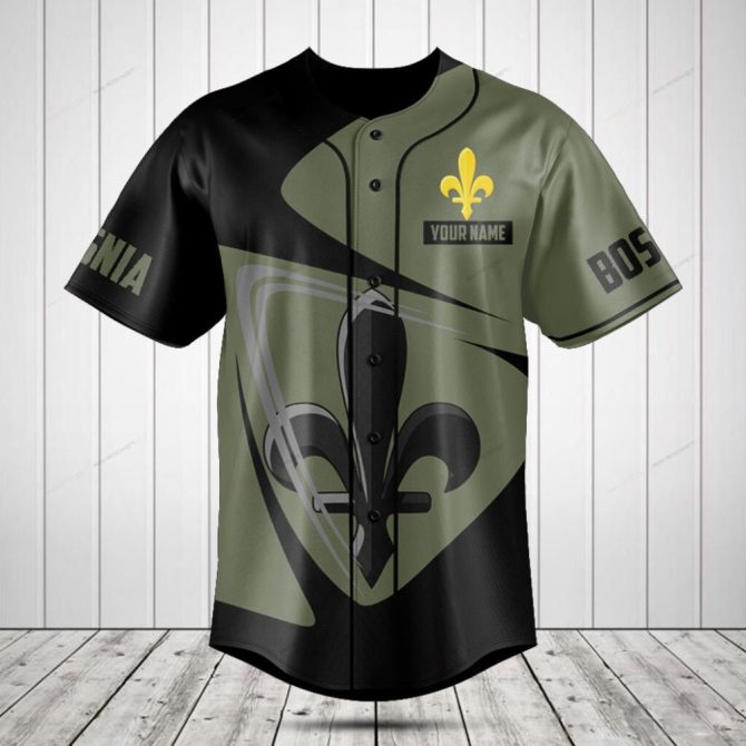 Customizable Baseball Jersey - Unique Design, Add Your Name - Perfect Gift For Sports Fans