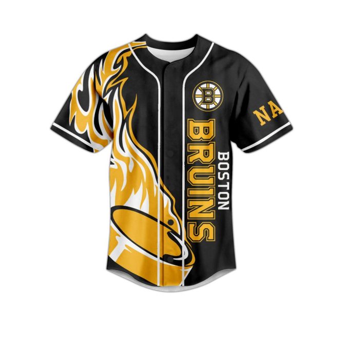 Customize Your Boston Bruins Jersey - Fear The Bear Design, Perfect Gift For Fans - Image 2