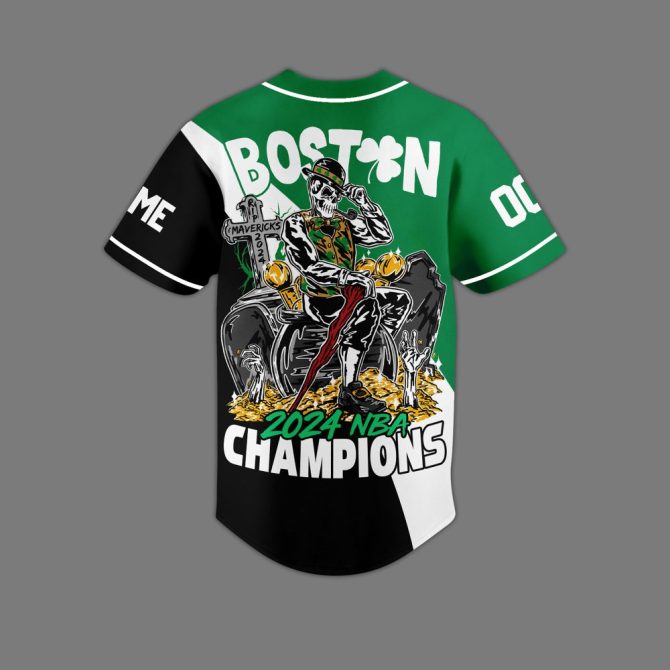 Custom Boston Celtics 2024 Champions Jersey - Personalize Name & Number! - Image 3