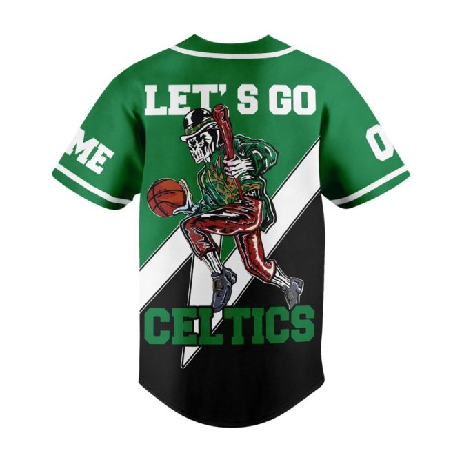 Custom Boston Celtics Jersey - Personalize With Your Name & Number - Perfect Gift For Fans! - Image 3