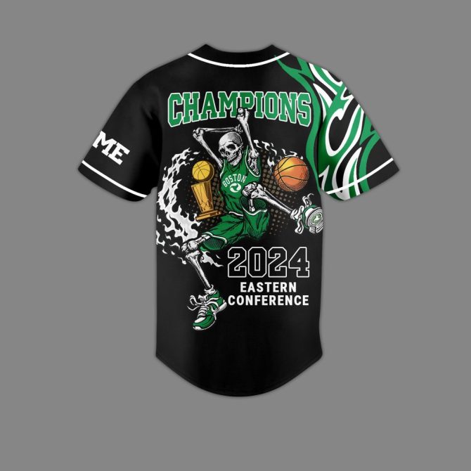 Custom Boston Celtics 2024 Champs Jersey - Personalized Name & Stylish Design - Image 3
