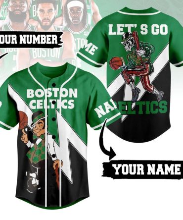 Custom Boston Celtics Jersey - Personalize With Your Name & Number - Perfect Gift For Fans!