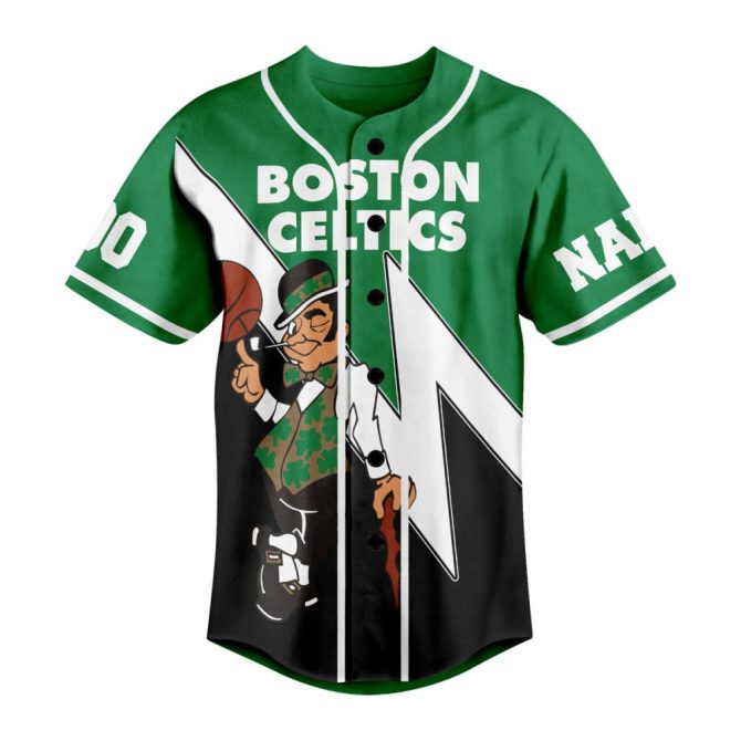 Custom Boston Celtics Jersey - Personalize With Your Name & Number - Perfect Gift For Fans! - Image 2