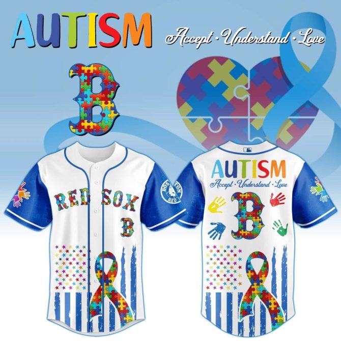 Autism Awareness Baseball Jersey - Colorful Puzzle Design, Unisex Support Shirt