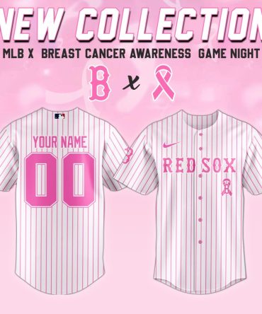 Custom Pink Red Sox Jersey - Mlb Breast Cancer Awareness Edition, Limited Collection