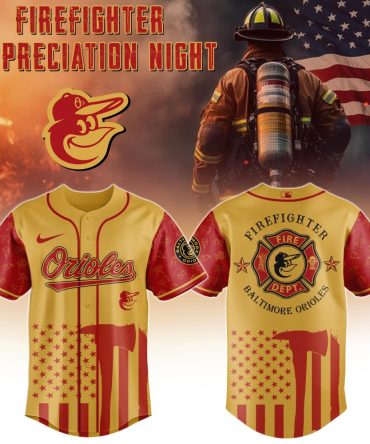 Limited Edition Firefighter Tribute Orioles Jersey – Honor Heroes In Style!