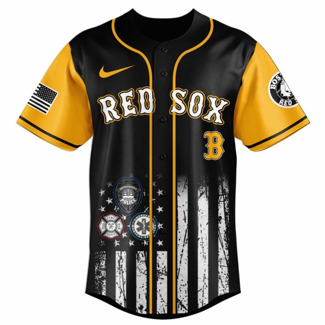 Limited Edition Boston Red Sox First Responder Night Jersey – Honor & Style Combined - Image 2