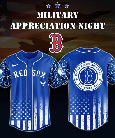 Patriotic Red Sox Jersey - Military Appreciation Night Special Edition
