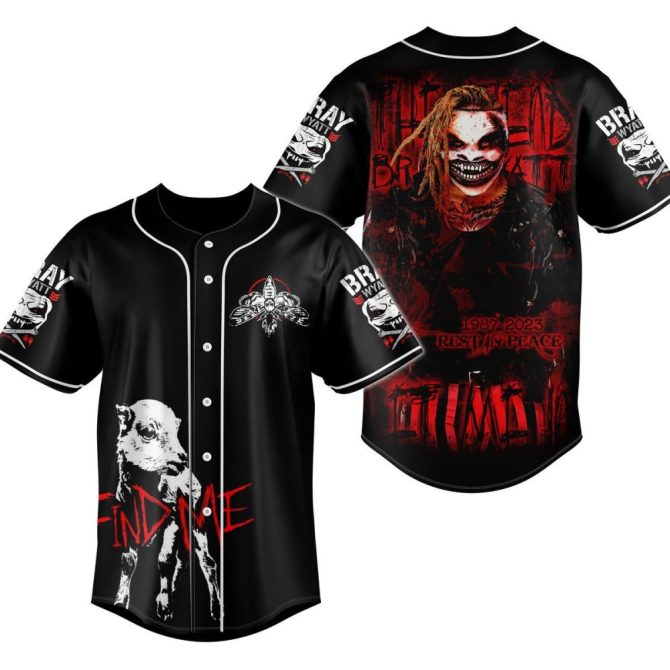 Limited Edition Horror Graphic Baseball Jersey - Bold And Unique Design