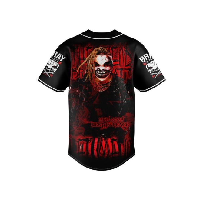 Limited Edition Horror Graphic Baseball Jersey - Bold And Unique Design - Image 3
