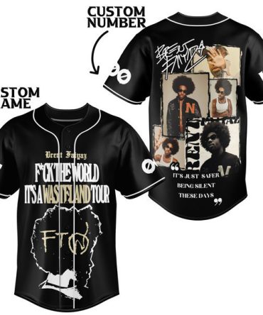 Customizable Tour Baseball Jersey - Unique Graphic Design & Personalization