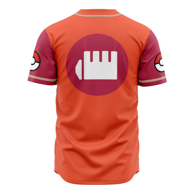 Limited Edition Brick Breakers Anime Baseball Jersey – Vibrant Orange Design – Perfect For Fans & Collectors! - Image 2