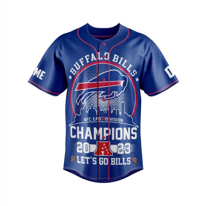 Custom Buffalo Bills 2023 Champions Jersey – Personalize Name & Number - Image 2