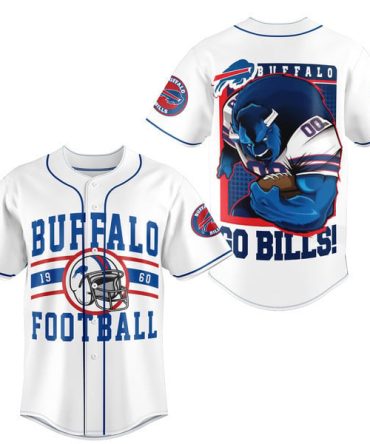 Buffalo Football Jersey - Bold Graphic Tee For Fans - Go Bills Spirit Wear