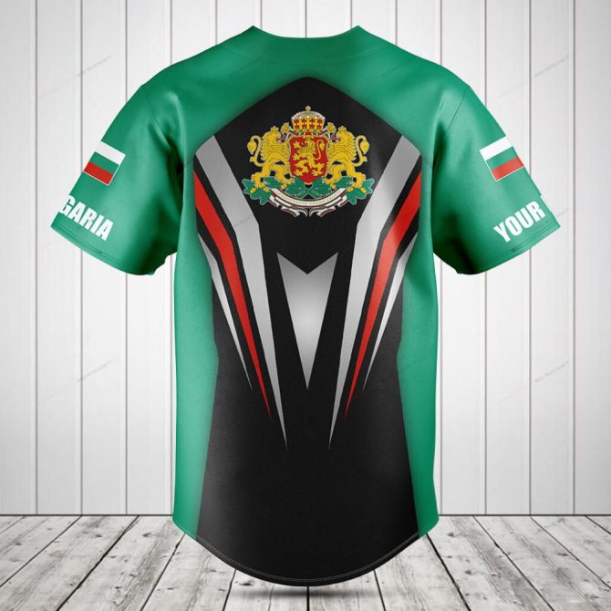 Customizable Bulgarian Pride Jersey - Unique Design, Personalize Name & Number - Image 2