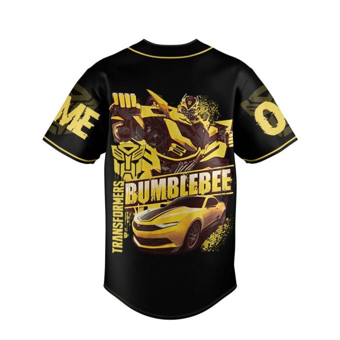 Custom Bumblebee Jersey - Transformers Fan Apparel With Name & Number Personalization - Image 4