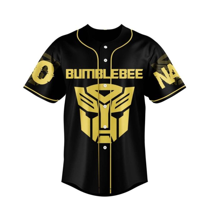Custom Bumblebee Jersey - Transformers Fan Apparel With Name & Number Personalization - Image 3