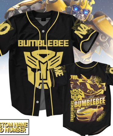 Custom Bumblebee Jersey - Transformers Fan Apparel With Name & Number Personalization