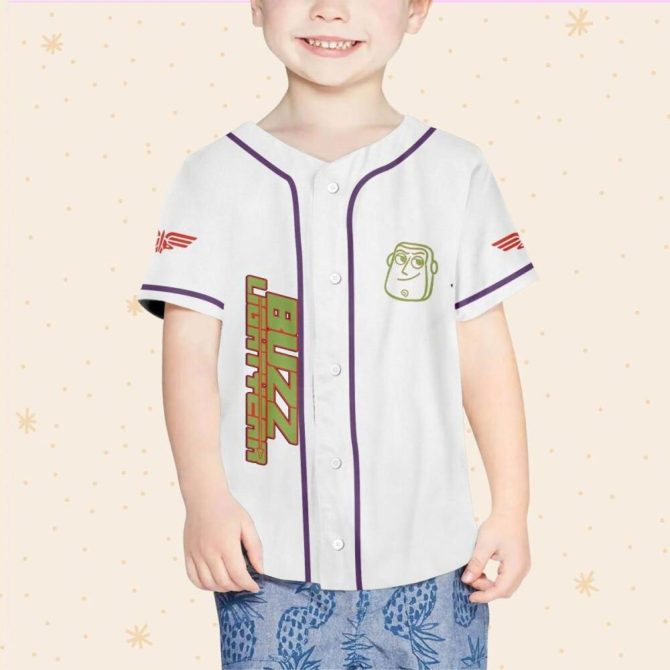 Customizable Buzz Lightyear Baseball Jersey - Kids, Youth & Adult Sizes Available! - Image 5