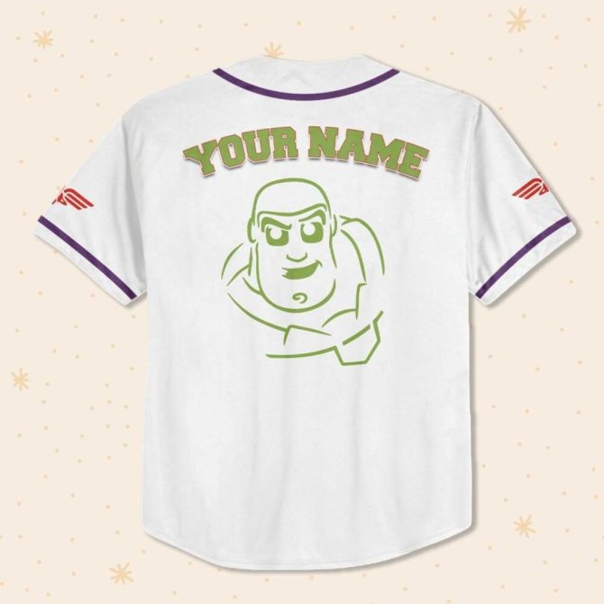Customizable Buzz Lightyear Baseball Jersey - Kids, Youth & Adult Sizes Available! - Image 4