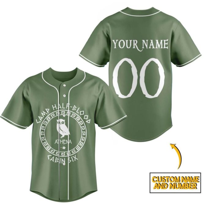 Custom Camp Half-Blood Jersey - Personalize Your Name & Number - Perfect Gift For Fans