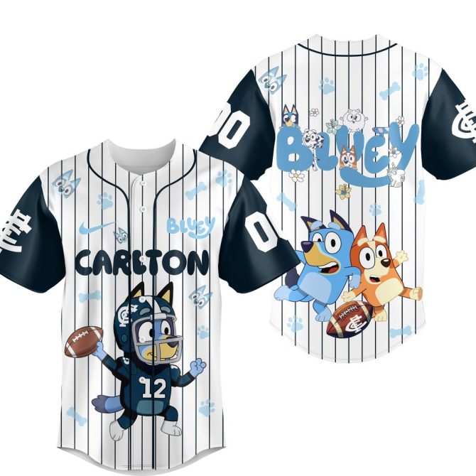 Customizable Bluey Cartoon Sports Jersey – Fun & Playful Design For Kids & Fans! - Image 2