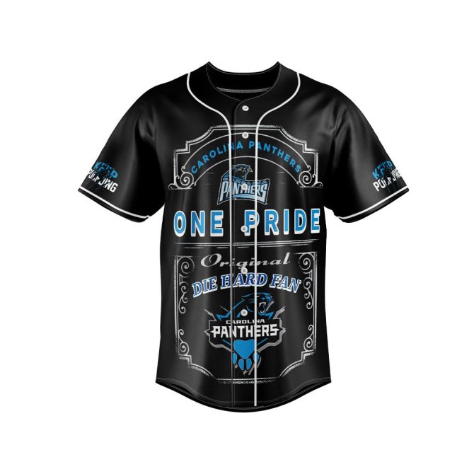 Carolina Panthers Die-Hard Fan Jersey – Official Nfl Team Apparel, One Pride Design - Image 2