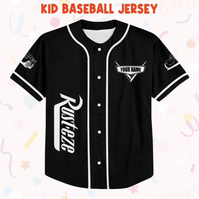 Custom Lightning Mcqueen Baseball Jersey - Kids, Youth & Adults - Personalize Now! - Image 3