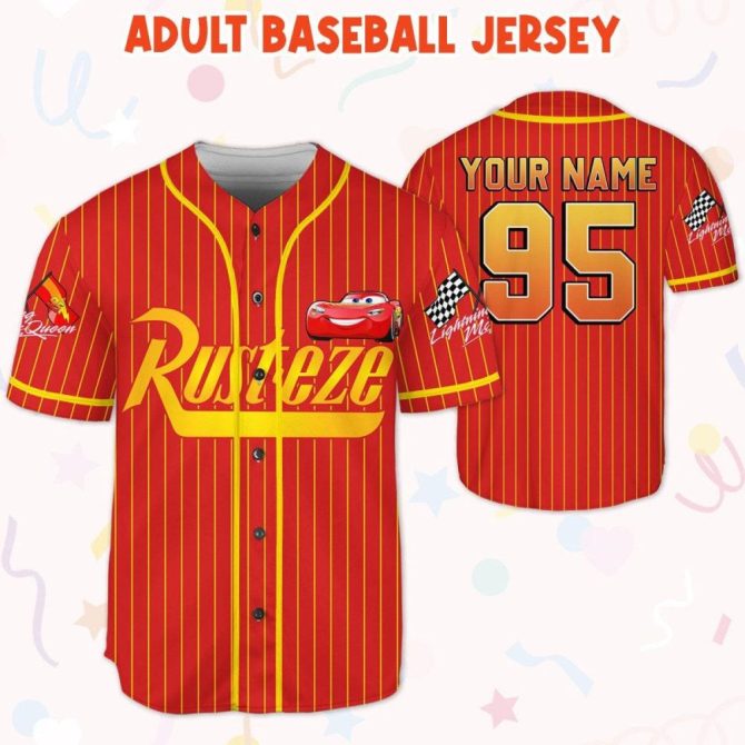 Custom Kids/Adult Racing Baseball Jersey - Add Name/Number - Perfect Gift! - Image 6