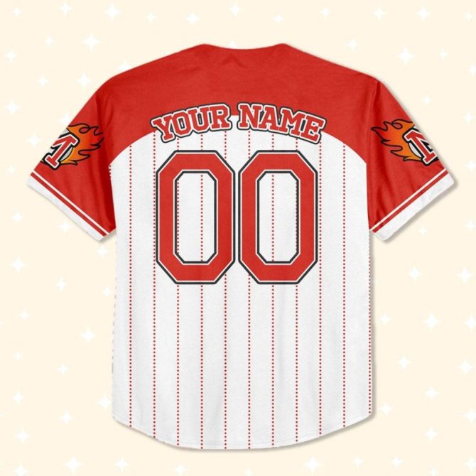 Custom Kids/Youth/Adult Baseball Jersey – Personalized Name & Number Design - Image 4
