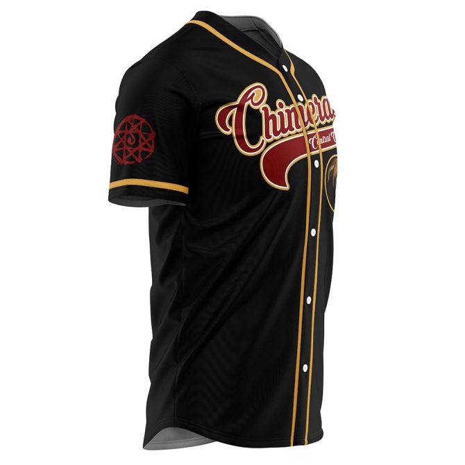 Customizable Black Chimera Baseball Jersey – Personalized Name & Number, Stylish Teamwear - Image 4