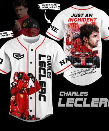 Customize Your Charles Leclerc Racing Jersey – Personalize Name & Number, Perfect Gift For F1 Fans!