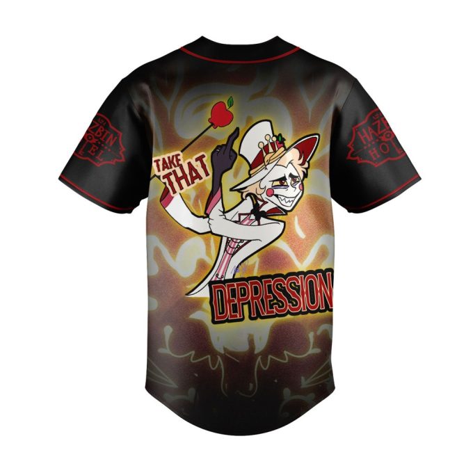 Customizable Graphic Baseball Jersey - Bold Animated Design, Perfect For Fans! - Image 3