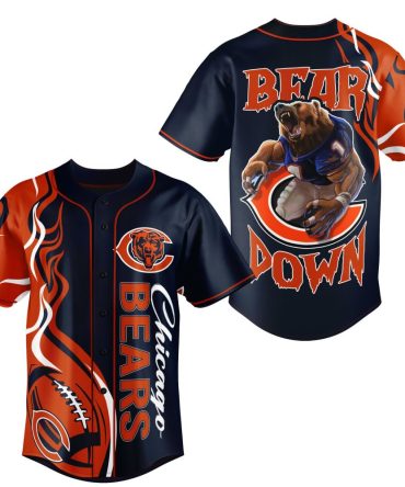 Chicago Bears Jersey Shirt - Bold Graphic Design For Ultimate Fans