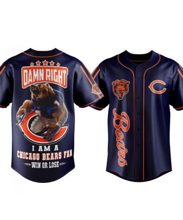 Chicago Bears Fan Jersey - Bold Design, Perfect For Die-Hard Fans!